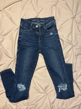 American Eagle Outfitters Dark Blue Women’s Jeans